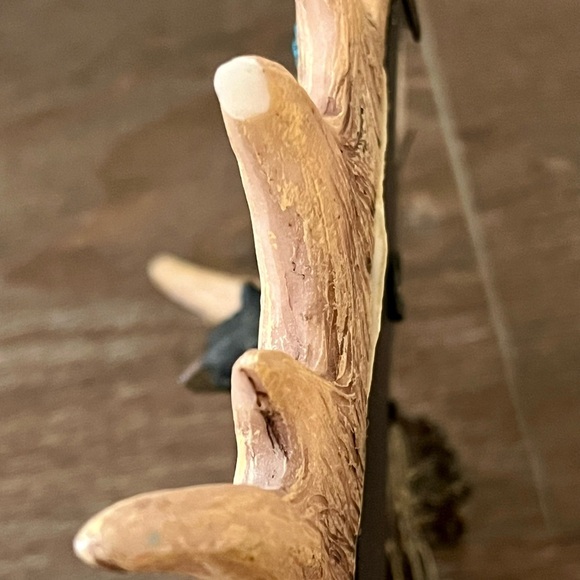 Rustic Antler Picture Frame with Bear Accent - Picture 7 of 14